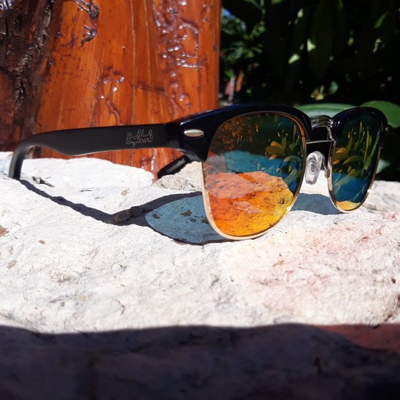 Black Bamboo Club Sunglasses, Polarized Lenses main image 5